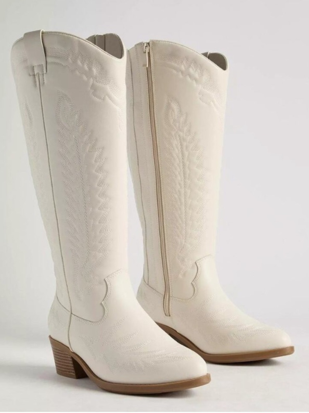 Torrid Wide Calf Embroidered Cowboy Boots NWT